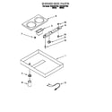 Whirlpool RC8720EDW0 burner box diagram