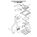KitchenAid KGST300BWH2 broiler & oven burner diagram