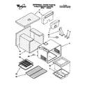Whirlpool SF380PEWN0 internal oven diagram
