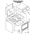 Whirlpool SF380PEWN0 external oven diagram