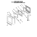 Whirlpool RBD306PDQ1 oven door diagram