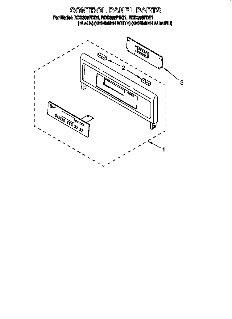 Whirlpool RBD306PDB1 control diagram