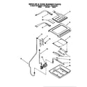 KitchenAid KGRT507BBL1 broiler and oven burner diagram