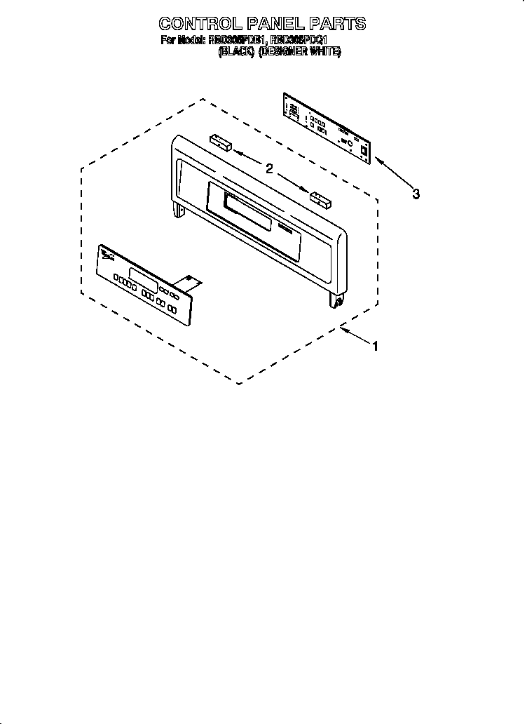 Whirlpool RBD305PDB1 control diagram