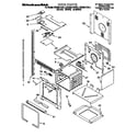 KitchenAid KEBS277DWH1 oven parts diagram
