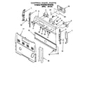 Roper FEP330EW0 control panel diagram