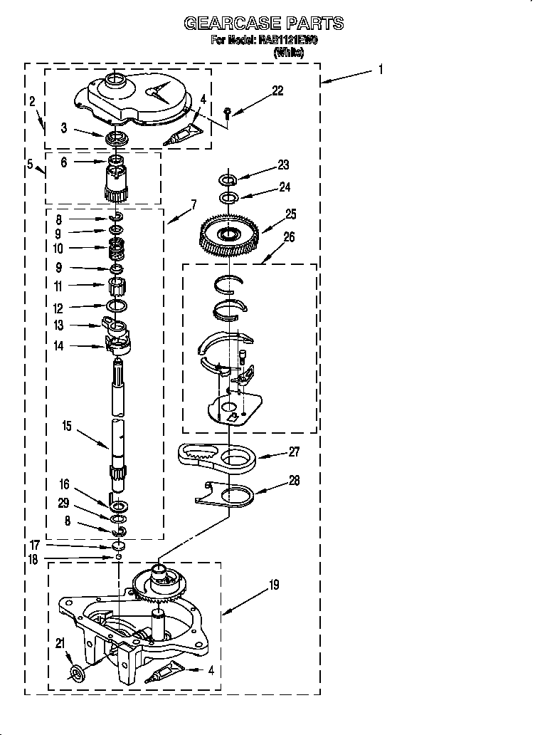 Roper RAB1121EW0 null diagram