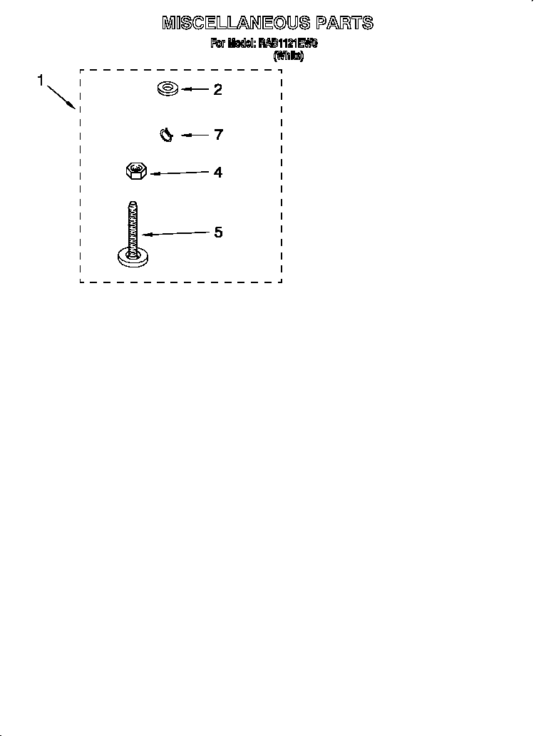 Roper RAB1121EW0 null diagram