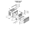Whirlpool ACM492XF0 cabinet diagram