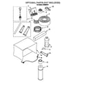 Whirlpool ACM492XF0 optional parts (not included) diagram