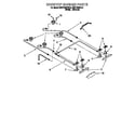 KitchenAid KGST300FWH0 cooktop burner diagram