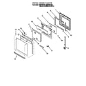 Whirlpool RBS275PDQ2 oven door diagram