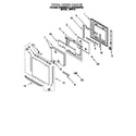 KitchenAid KEBS208DBL2 oven door diagram