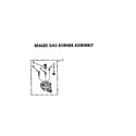 KitchenAid KGCT365XWH2 sealed gas burner asm diagram
