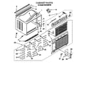 Whirlpool BHAC2400FS0 cabinet diagram