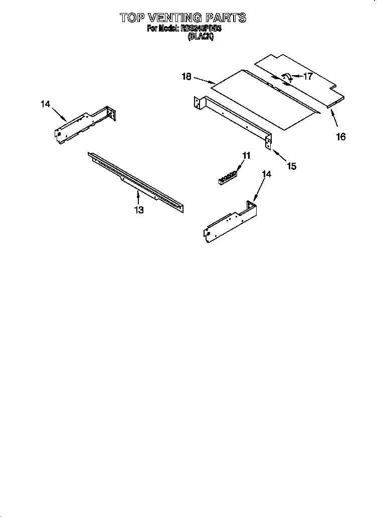 Whirlpool RBS240PDB3 top venting diagram