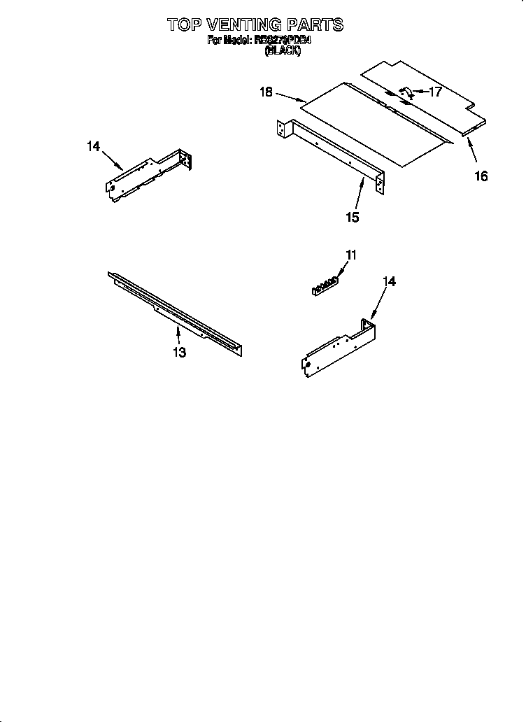 Whirlpool RBS270PDB4 top venting diagram