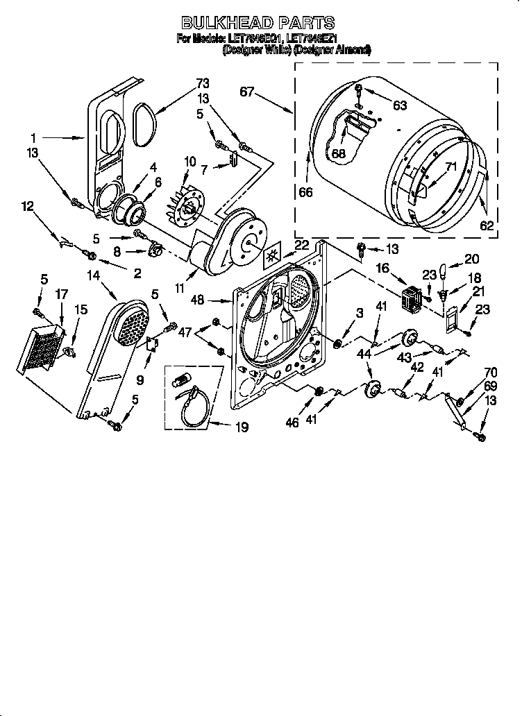 Whirlpool LET7646EQ1 null diagram