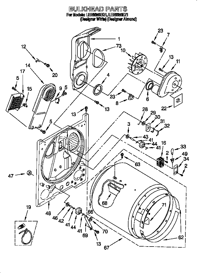 Whirlpool LER8858EQ1 null diagram