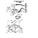Whirlpool CAP2762EW0 machine base diagram