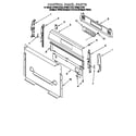 Whirlpool SF395LEEB0 control panel diagram