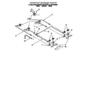 KitchenAid KGST307BWH2 cooktop burner diagram
