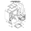 KitchenAid KGST307BWH2 oven chassis diagram