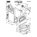 Roper RES7648EN1 cabinet parts diagram