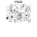Roper RES7648EN1 bulkhead parts diagram