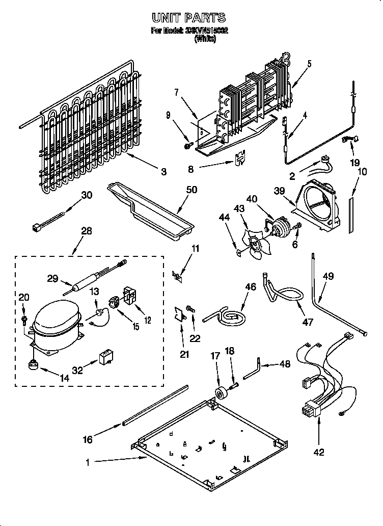 Bauknecht 3XKVN515002 unit diagram