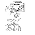 Whirlpool LSR8300EZ0 machine base diagram