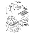 Whirlpool 9ET19DKXFN00 shelf diagram