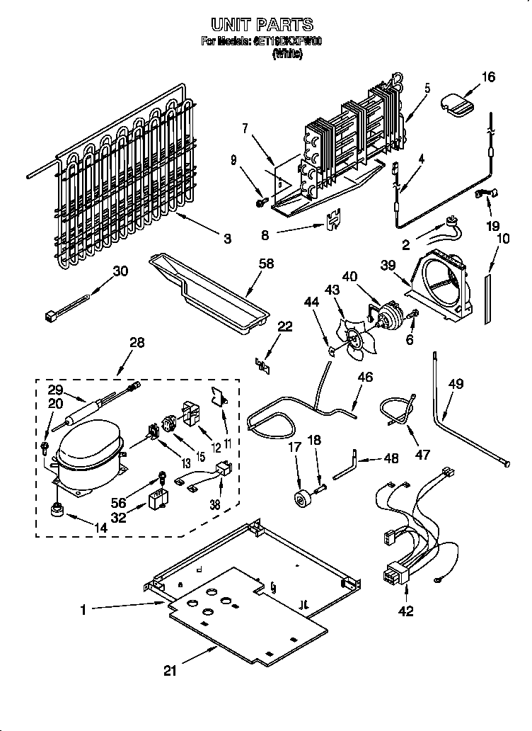 Whirlpool 6ET19DKXFW00 unit diagram