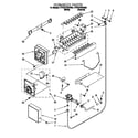 Whirlpool 4YED27DQDW01 icemaker diagram