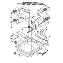 KitchenAid KGCG260SWH4 burner box diagram