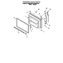 KitchenAid KTRS22KFAL00 freezer door diagram