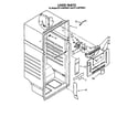 Whirlpool ET14JMYWW01 liner parts diagram