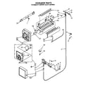 Whirlpool ET14JMYWW01 icemaker parts diagram