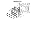Whirlpool ET20GMXTN01 freezer door diagram
