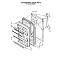 Whirlpool ET20GMXTN01 refrigerator door diagram