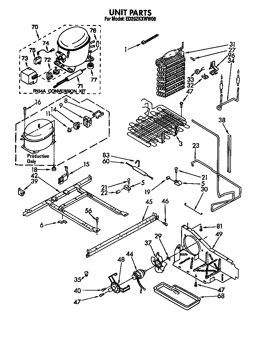 Whirlpool ED20ZKXWG00 unit diagram