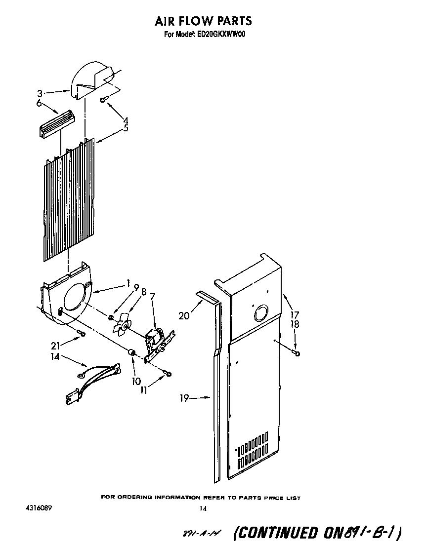 Whirlpool ED20GKXWN00 air flow diagram