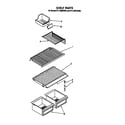 Whirlpool ET14JMXXW00 shelf diagram