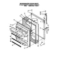 Whirlpool ET20ZKXZN10 refrigerator door diagram