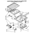 Whirlpool ET14JMXMWR1 compartment separator and control diagram
