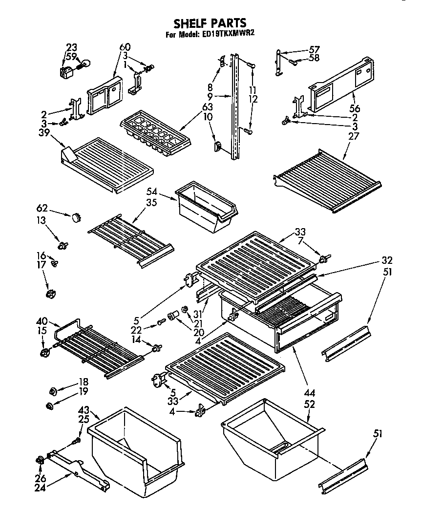 Whirlpool 2-A            Y shelf diagram