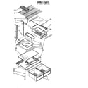 Whirlpool ET18MKXSW02 shelf diagram