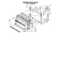Whirlpool ET18MKXSW02 freezer door diagram