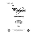 Whirlpool ET14JKYWN00 front cover diagram