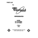 Whirlpool ET14JKXSW00 front cover diagram